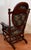 Wood 1870 Antique George Hunzinger Barley Twist Mahogany Rocking Chair New Upholstery For Sale - Image 7 of 13