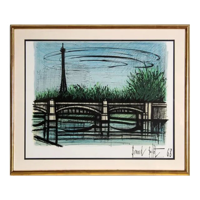 Bridge, Bernard Buffet Lithograph For Sale