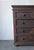 1970s Large Rustic European Dark Wood 5 Drawer Dresser For Sale - Image 5 of 9