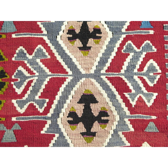 60s Turkish Kilim Rug Handmade Classic Area Rug For Sale - Image 9 of 11