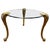 French Brass and Glass Gueridon Table, 1970 For Sale - Image 9 of 9