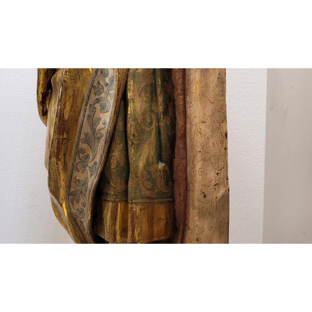 Castilian Artist, Saint John the Evangelist, 1580, Sculpture Carving For Sale - Image 17 of 18