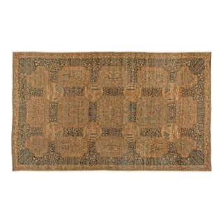 Fine Antique Persian Kirman Handmade Wool Rug For Sale