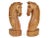 Stunning Authentic table top hand carved solid wood horse head sculptures, showcasing the most exquisite craftsmanship...