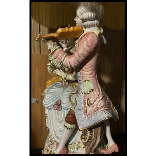 French Provincial Table Lamps Set of Two For Sale - Image 10 of 14