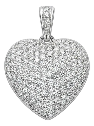 Platinum Heart Pendant