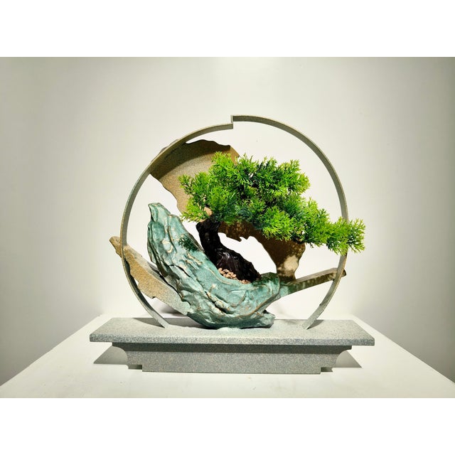Landscapes, Bonsai, and Sculptural Ornaments，Half-Veiled – Neo-Chuanpai Bonsai Series For Sale - Image 4 of 12