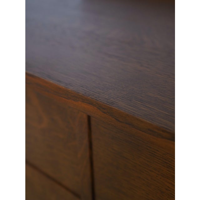 Wood Stickley Mission Oak 8 Drawer High Chest For Sale - Image 7 of 16
