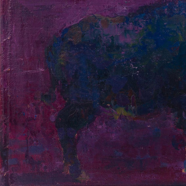 Wood Brian Keith Stephens "Butterfly Kisses for You #1" Oil Painting 2018 For Sale - Image 7 of 7