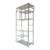 1960s Charles Hollis Jones–Style Six-Tier Lucite & Glass Étagère For Sale