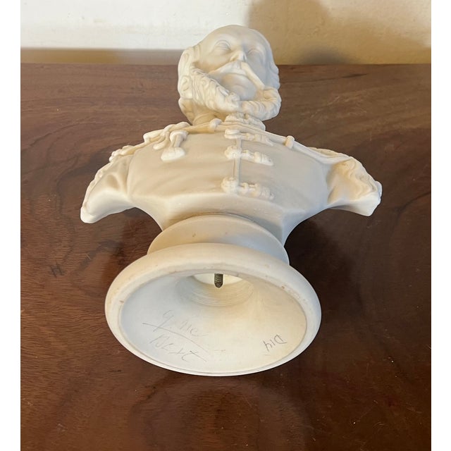 Antique 19th Century English Copeland Parian Porcelain Portrait Bust of a Victorian Bearded Gentleman For Sale - Image 15 of 18