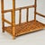 1970s Bent Burnt Bamboo Wall Shelf With Woven Split Wood Platforms Two Tier 1970's For Sale - Image 5 of 8