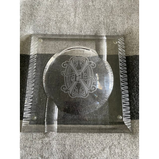 2002 Limited Edition Fuente Fuente OpusX 10th Anniversary Crystal Cigar Ashtray manufactured by Prometheus This is a...