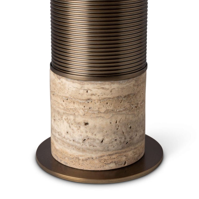 Mid-Century Modern Orion Bronze Lamp For Sale - Image 3 of 6