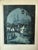Blue 1930s Lucien Veder Aka Le Garf Hand Colored Etching of the Chartres Cathedral on Christmas Eve For Sale - Image 8 of 10