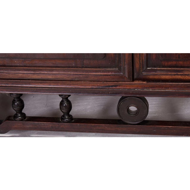Early 20th Century Early 20th Century A Fine Pair of Chinese Hardwood Cabinets For Sale - Image 5 of 10