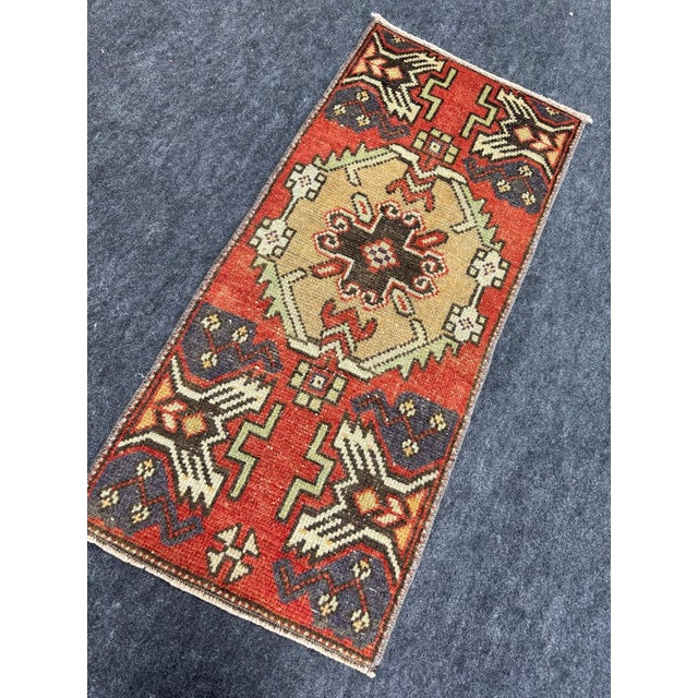 Early 21st Century Turkish Yastik Rug 1'4" x 2'11" For Sale - Image 5 of 5