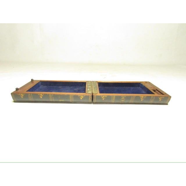Late 19th Century Antique English Cribbage Board Book Box For Sale - Image 5 of 11