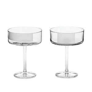 Irish Handmade Crystal Cocktail Glasses by Scholten & Baijings for J. HILL's Standard, Set of 2