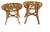 Italian Bamboo Stools, 1968, Set of 4 For Sale