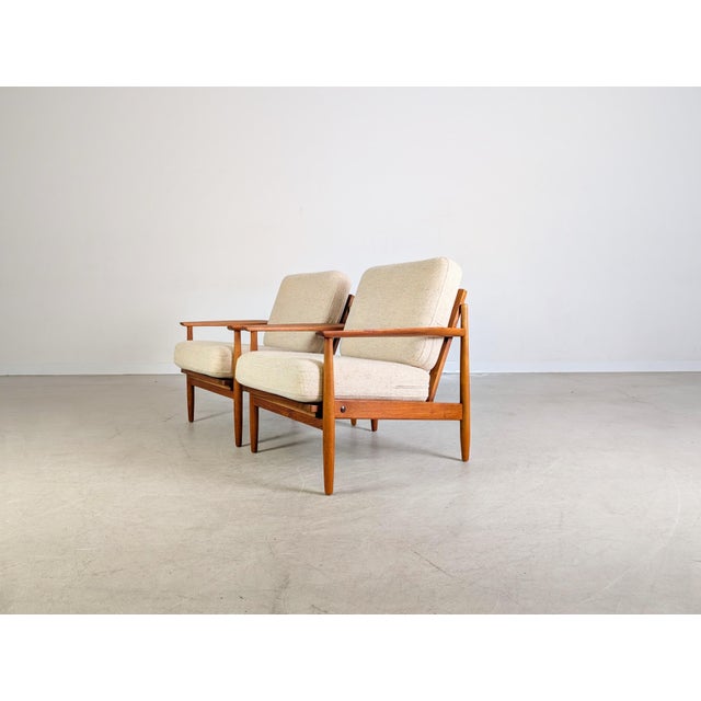 Mid-Century Modern Teak Easy Chairs, 1960, Set of 2 For Sale - Image 6 of 11