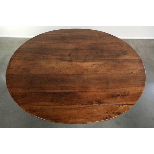 Wood Antique 19th Century French Farmhouse Table in Walnut For Sale - Image 7 of 14
