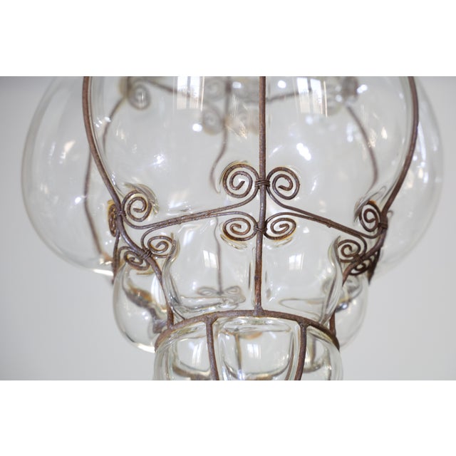 1970s Large Size Transparent Colour Venetian Lantern, Seguso Murano Glass - Set of 2 For Sale - Image 17 of 17