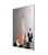 1970s Vintage Framed Vogue Painted Mirror with Flapper Girl and Top Hat Gentleman, 1970 For Sale - Image 5 of 7