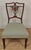 Edwardian Nursing Chair with Inlaid Motif Castors Upholstery, 1910 For Sale - Image 4 of 15