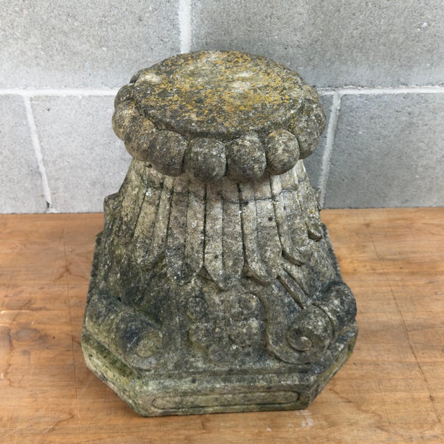 Architectural Sculpted Stone Capital, 20th Century For Sale - Image 4 of 13