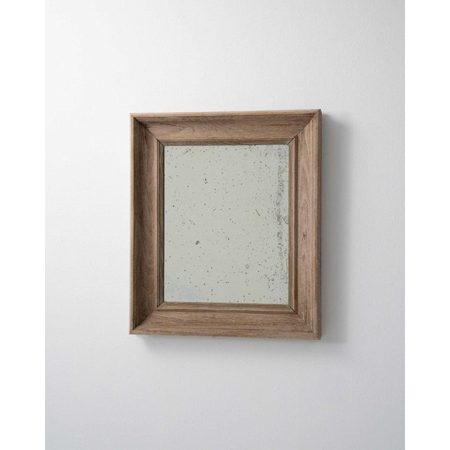 19th Century 19th Century France Red Wood Mirror For Sale - Image 5 of 8