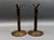 Vintage Brutalist Studio Iron Metal Art Candlestick Holders - a Pair For Sale In Miami - Image 6 of 8