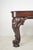 Mid 20th Century Chippendale Carved Wooden Sofa Accent Table For Sale - Image 4 of 16