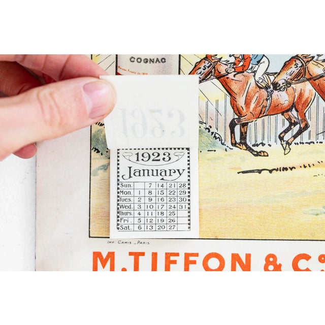 Date: 1923 Size: 12 x 9.25 inches About The Poster: A wonderful, rare and exceptionally colored piece for Tiffon Cognac -...