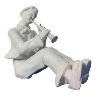 Art Deco Porcelain Sculpture, 1950s For Sale