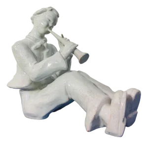 Art Deco Porcelain Sculpture, 1950s