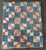 Early 20th C Jacob's Ladder Variation Hand-Quilted Cotton Quilt - For Sale - Image 4 of 12