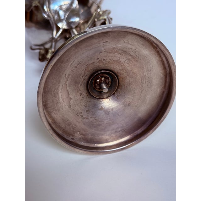 Vintage Mid-Century French Silver-Plated Bloody Mary Accessory / Celery Salt Lidded Box by Armand Verrières For Sale In Seattle - Image 6 of 11