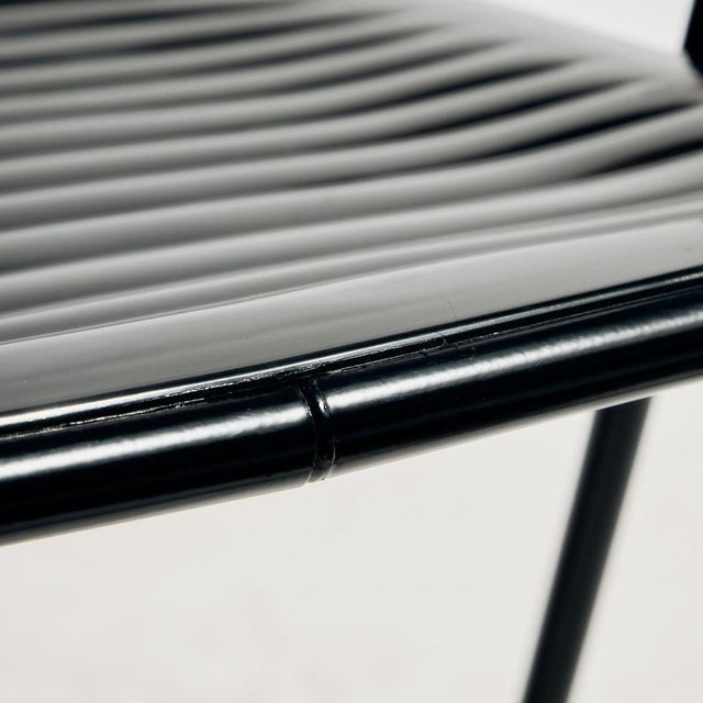 Vintage Italian Folding Chair in Metal, 1980s For Sale - Image 9 of 17