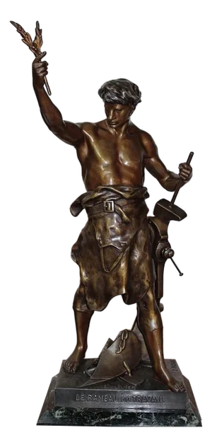 Emile-Louis Picault, Figurative Sculpture, 19th Century, Regula