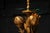 Mid 20th Century Vintage Hollywood Regency Lamp Table With Floral Motif Lamps For Sale - Image 5 of 7