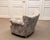 1940s Vintage Danish Wingback Chair with Jacquard Fabric, 1940s For Sale - Image 5 of 15