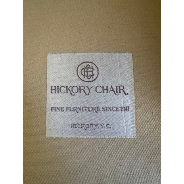 Vintage Hickory Chair Floral Swivel Rocking Chair For Sale - Image 9 of 9