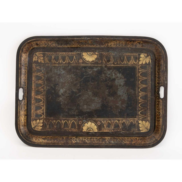 American Paint-Decorated Tole Tray For Sale In New York - Image 6 of 9