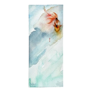 Original Watercolor of a Koi Fish For Sale