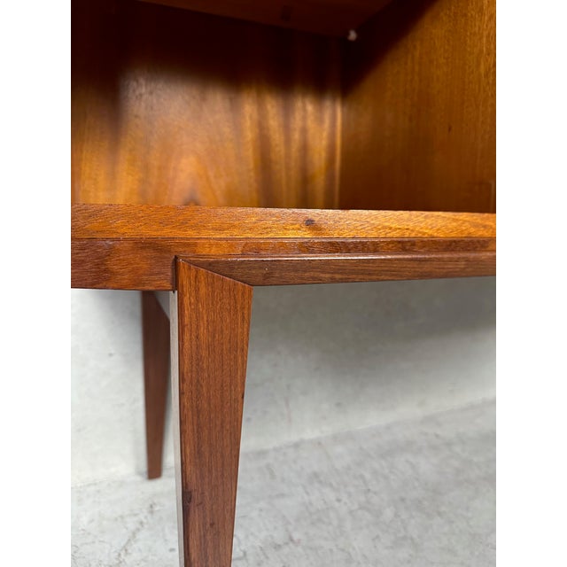 Wood Vintage Highboard in Teak and Bakelite, 1950s For Sale - Image 7 of 17