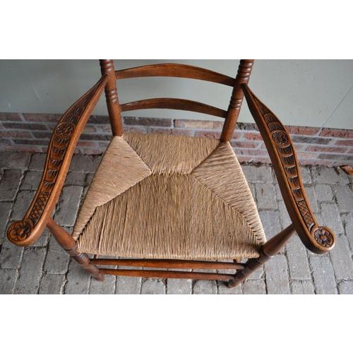 Antique Chair in Oak, 1900s For Sale - Image 6 of 8