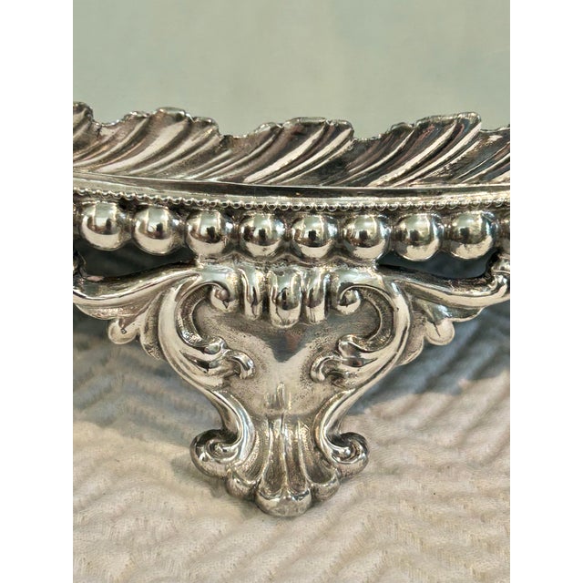 Victorian Early 1900’s Victorian Eureka Silver Co. Silver Plate Mirror Plateau Centerpiece For Sale - Image 3 of 9