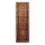 Antique Persian Malayer Handwoven Runner, Geometric Tribal Pattern, Red & Ivory, 4’ X 12’ For Sale