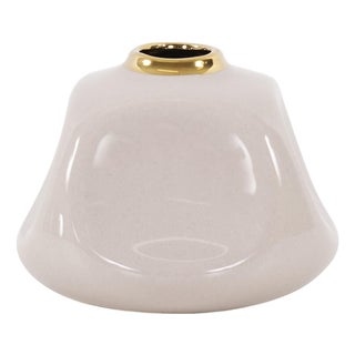 Christana Concaved Ceramic Vase- Short For Sale